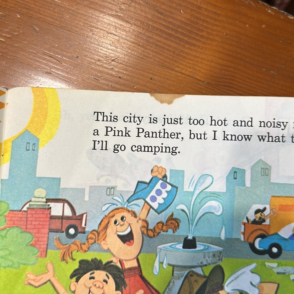 The Pink Panther Book & Bendable plush‎ Vintage HTF paperback children’s… - Picture 6 of 9
